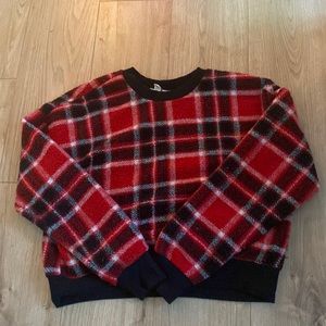 Red Plaid Christmas Sweater